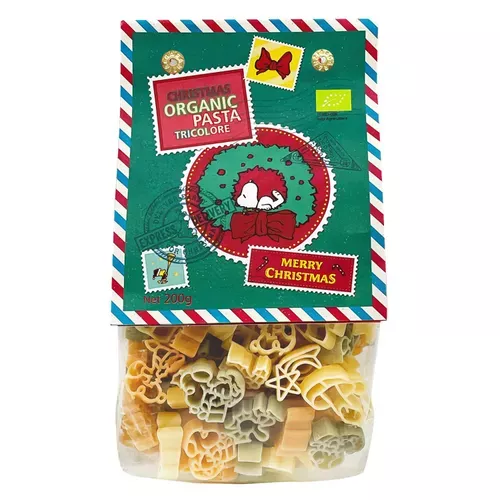 ☻｜JP#史努比#食品#聖誕節：管麵/通心麵/義大利麵，三包組(單/200G)。