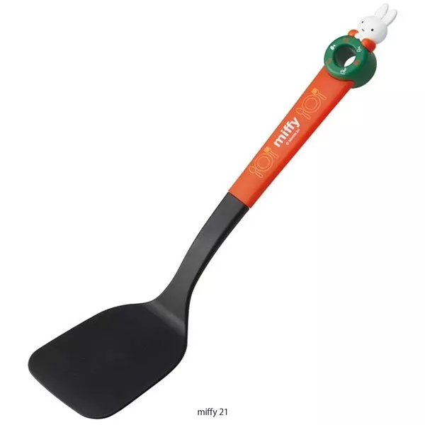 ☻｜JP#米飛兔#廚具/餐具#櫻桃#橘綠色：鍋鏟子(約335mm)。