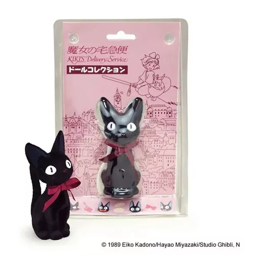☻｜JP#吉卜力#魔女宅急便#植絨款#KiKi：公仔扭蛋盒玩佈景擺飾品(包裝約H22×W14.5×D6.5cm)。