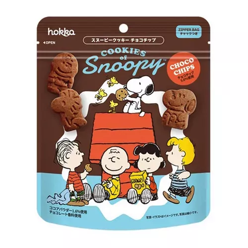 ☻｜JP#史努比#食品/零食#巧克力風味：曲奇餅二十包組(單/55G)。