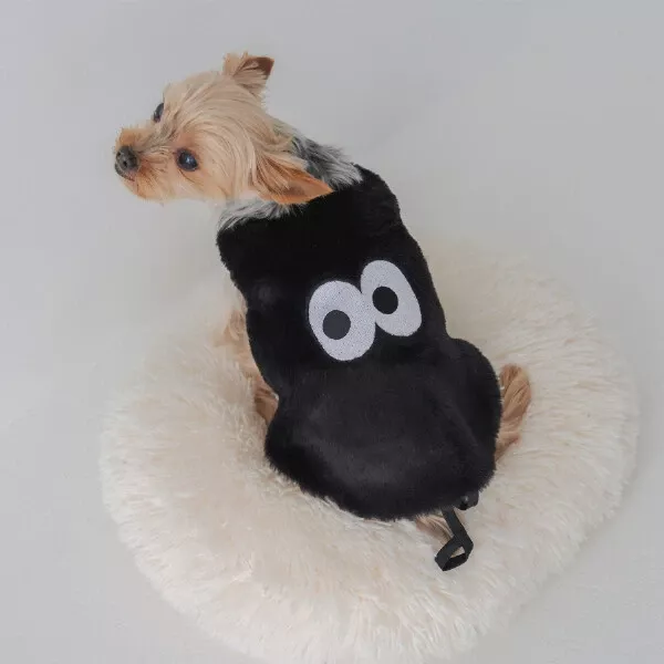 ☻｜JP#黑炭怪#貓/狗#黑：寵物服(前長約18後長約26.5cm)。