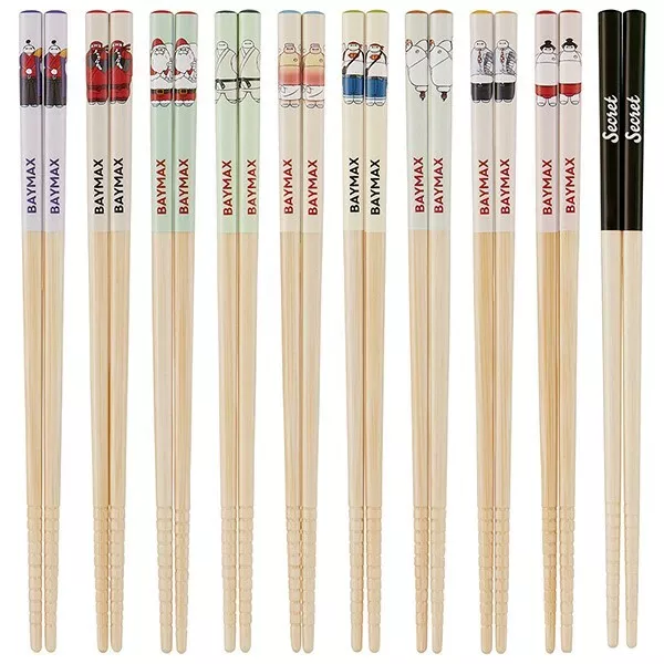 ☻｜JP#迪士尼#漫威#廚具/餐具#大英雄天團#杯麵：天然竹，筷子十雙組(約21cm)。