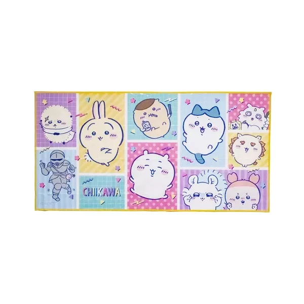 ☻｜JP#吉伊卡哇/Chiikawa#夥伴#L：地墊/萬用墊(約W180×H90cm)。