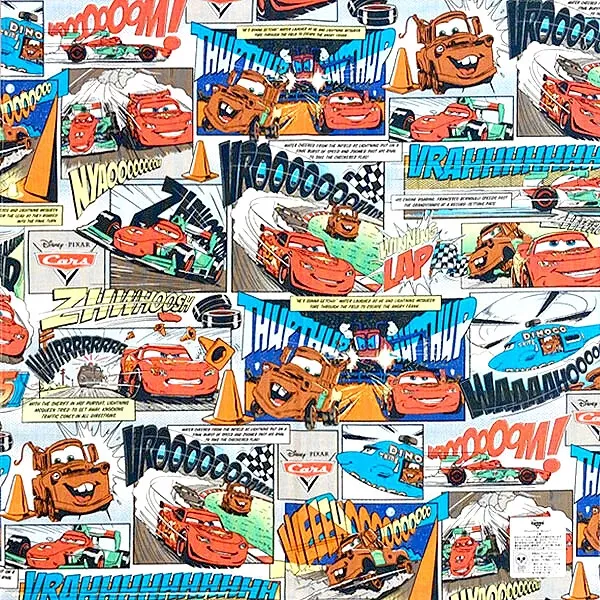 ☻｜JP#皮克斯#迪士尼#汽車總動員/Cars#漫畫風#白：手帕/餐布巾，十件組(約42×42cm)。