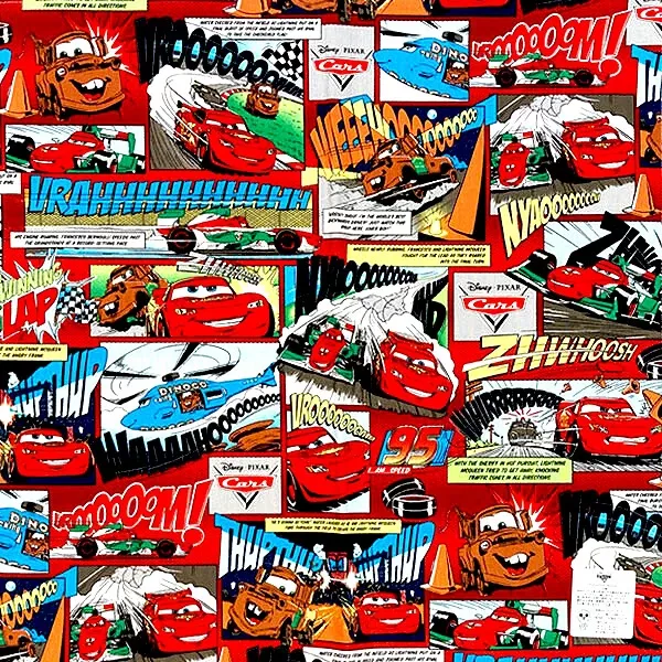 ☻｜JP#皮克斯#迪士尼#汽車總動員/Cars#漫畫風#紅：手帕/餐布巾，十件組(約42×42cm)。