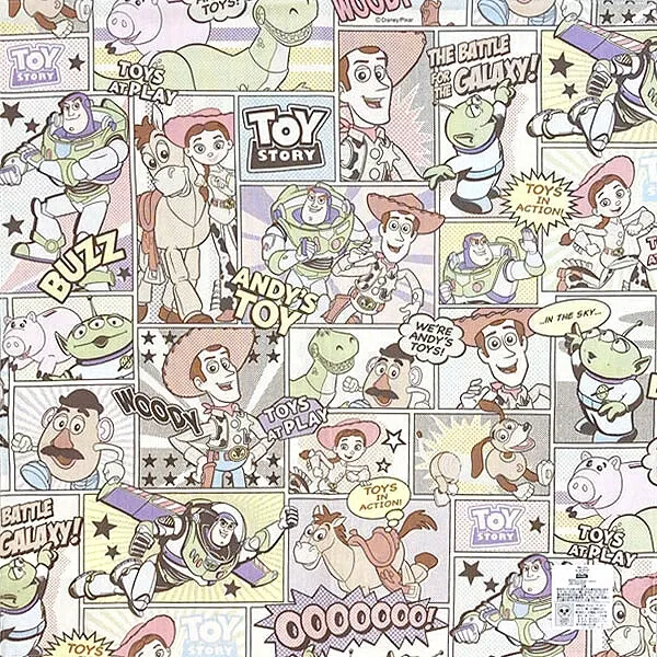 ☻｜JP#皮克斯#迪士尼#玩具總動員#漫畫風#淺：手帕/餐布巾，十件組(約42×42cm)。