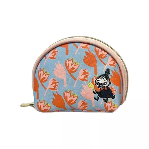 ☻｜JP#嚕嚕米#小不點#花：收納包(約W12×H10×D5.5cm)。