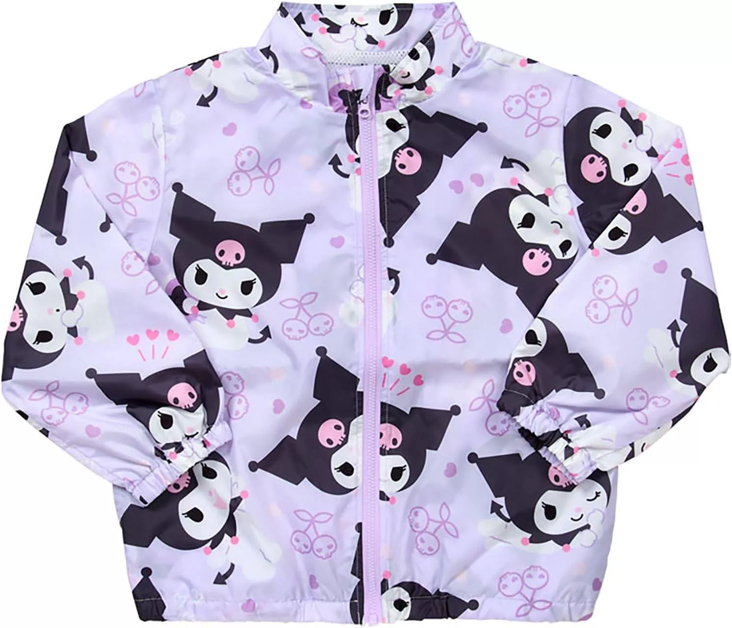 ☻｜JP#三麗鷗#酷洛米#臉譜風#兒童/女孩#長袖#白：風衣/外套(120/130/140)。