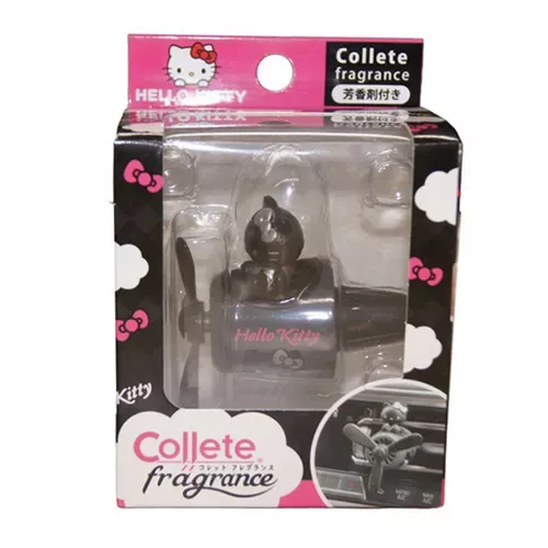 ☻｜JP#三麗鷗#凱蒂貓#直升機#柯蕾特/Colette#肥皂香#黑：汽車/芳香劑(約110x80x60mm)。
