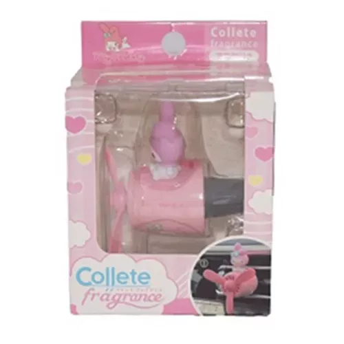 ☻｜JP#三麗鷗#美樂蒂#直升機#柯蕾特/Colette#肥皂香#粉：汽車/芳香劑(約110x80x60mm)。