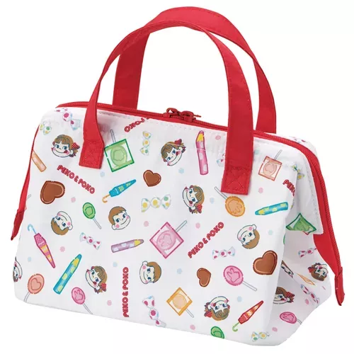 ☻｜JP#不二家#PEKO/POKO#甜點風：冷熱/手提包(約220×160×115mm)。