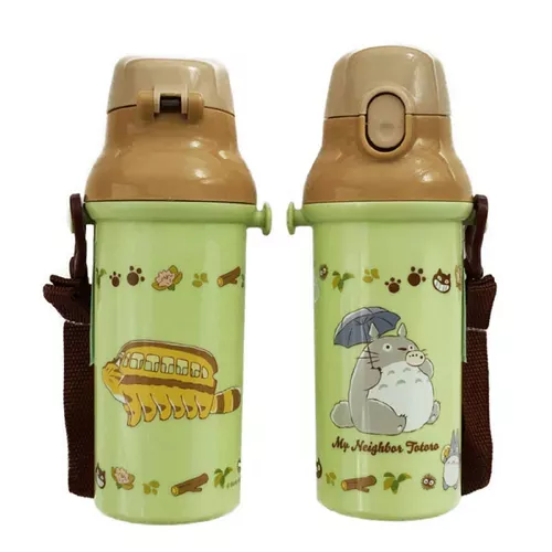 ☻｜JP#吉卜力#龍貓/豆豆龍#秋雨風：直飲式/水瓶水壺罐(約9.5×7.9×21cm/480ml)。