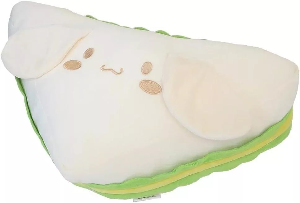 ੴ ｜JP#三麗鷗#大耳狗#三明治#米綠色：娃偶扭蛋盒玩佈景擺飾品(約H32×W32×D14cm)。