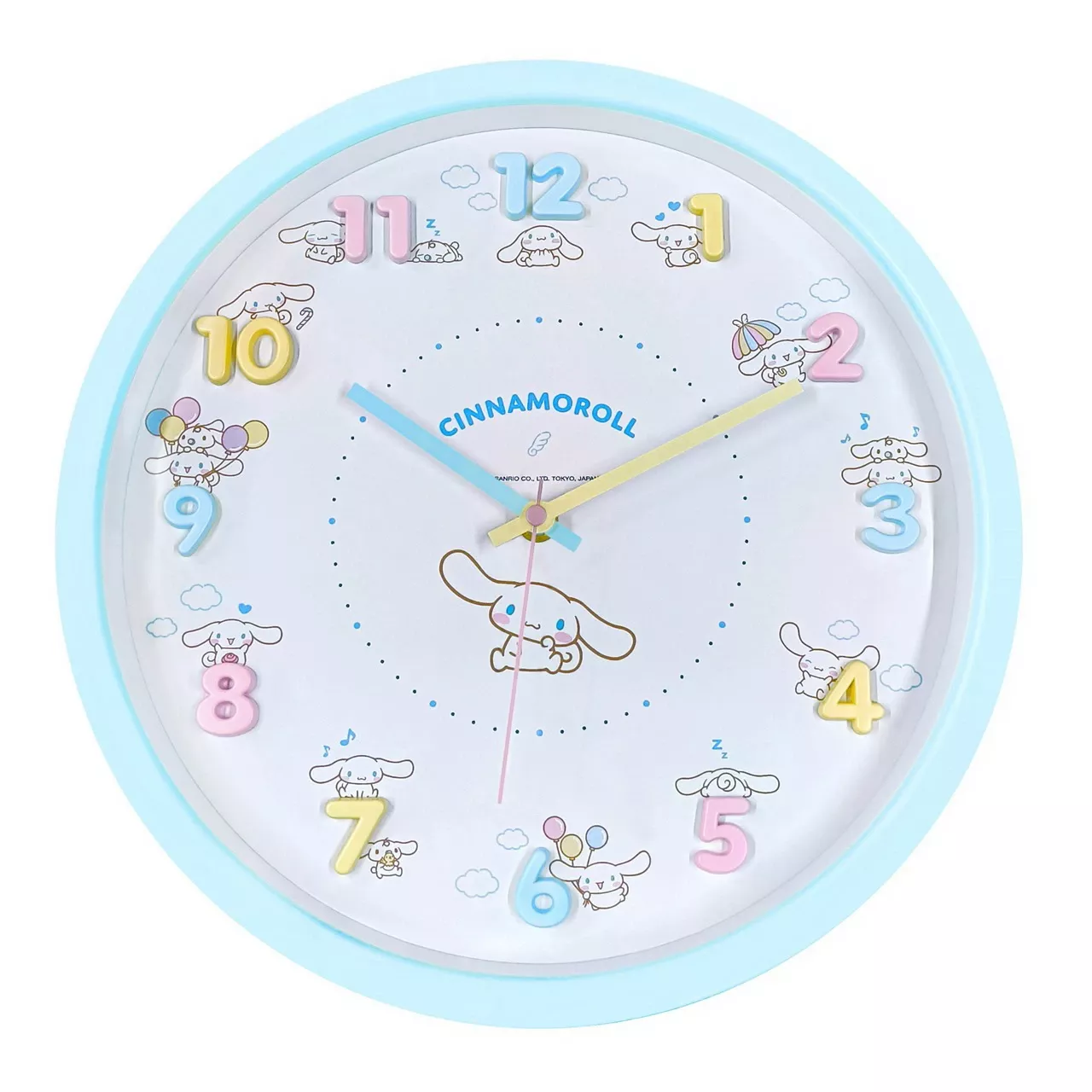 ੴ ｜JP#三麗鷗#大耳狗#天空#藍：掛時鐘(約30x30cm)。