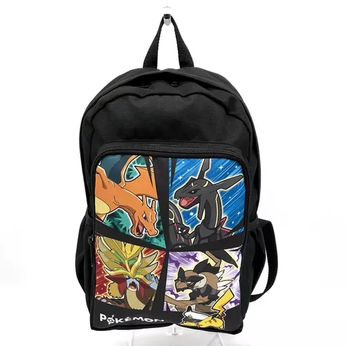ੴ ｜JP#神奇寶貝/寶可夢#獅/龍#黑：書背包(約22×33×13cm)。