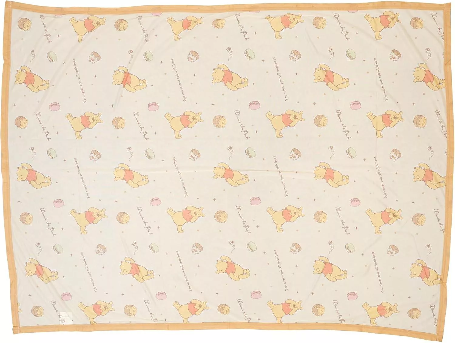 ੴ ｜JP#迪士尼#小熊維尼#蜂蜜罐#橘：涼被子(約100×140cm)。