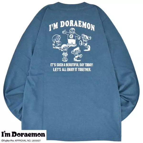 ੴ ｜JP#哆啦A夢#朋友#成人/女裝/男裝#長袖#藍#A：衣服(M/L/LL)。