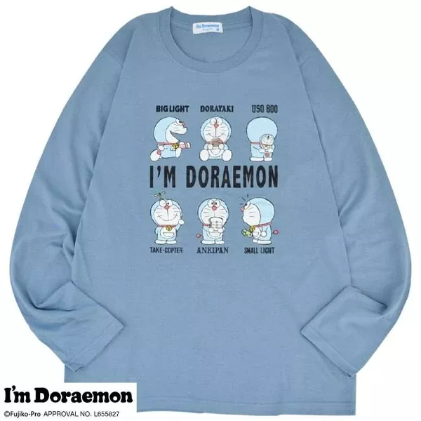 ੴ ｜JP#哆啦A夢#六#成人/女裝/男裝#長袖#黑#B：衣服(L/LL)。