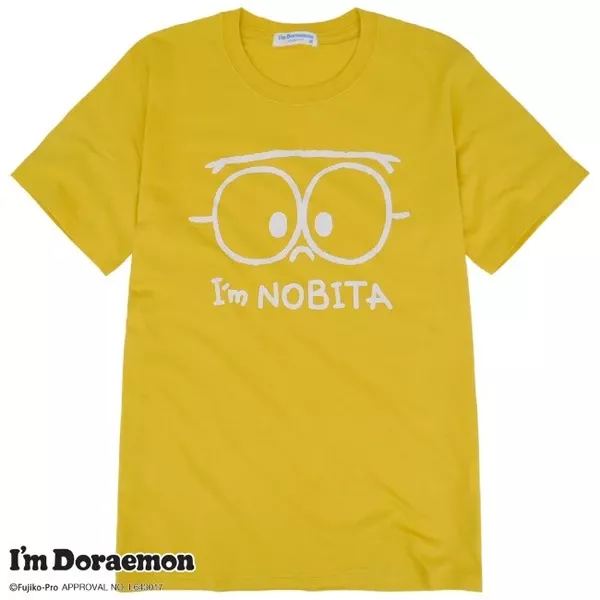 ੴ ｜JP#哆啦A夢#大雄#臉譜風#成人/男裝#短袖#黃：衣服(M/L)。