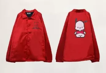 ੴ ｜JP#三麗鷗#帕恰狗#女生/男生#紅：風衣/外套(M/L/LL)。