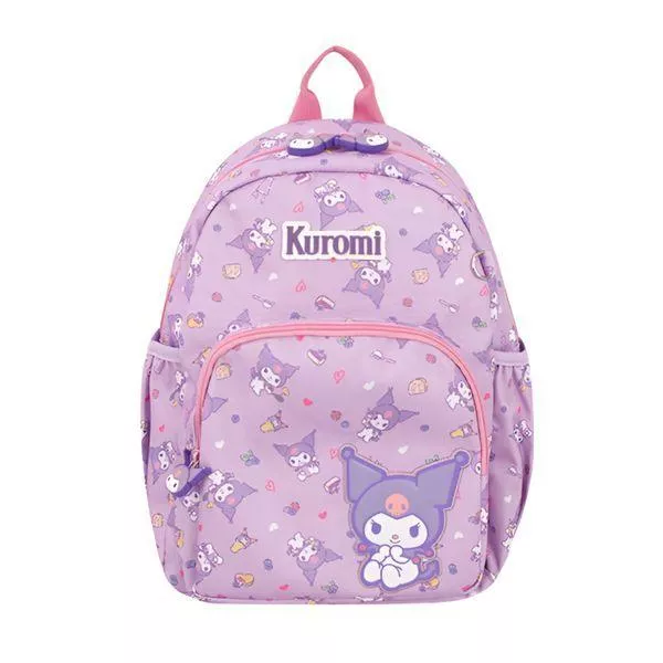 ੴ ｜KR#Winghouse#三麗鷗#酷洛米#小點心#粉紫色：書背包(約32x23x11cm)。