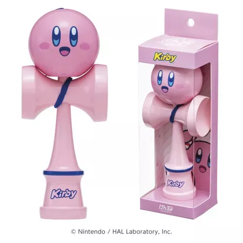 ੴ ｜JP#任天堂#星之卡比#劍玉#粉：遊戲玩具組(約18.4×7.4×6.2cm)。