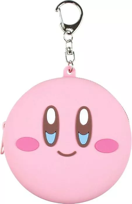 ੴ ｜JP#任天堂#星之卡比#臉譜風#粉：收納包三件組(約7.5×7.5×3.3cm)。