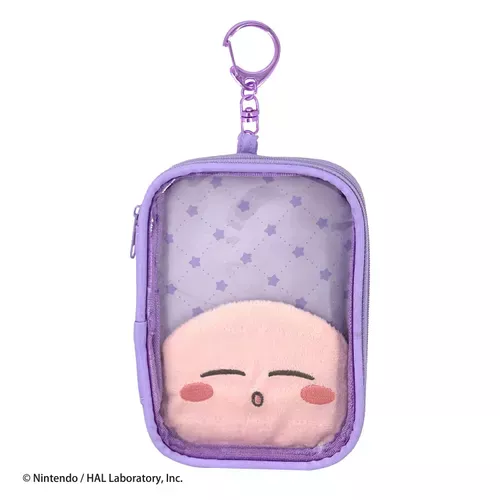 ੴ ｜JP#任天堂#星之卡比#閉眼風#紫：收納包(約W10.5×H15×D1cm)。