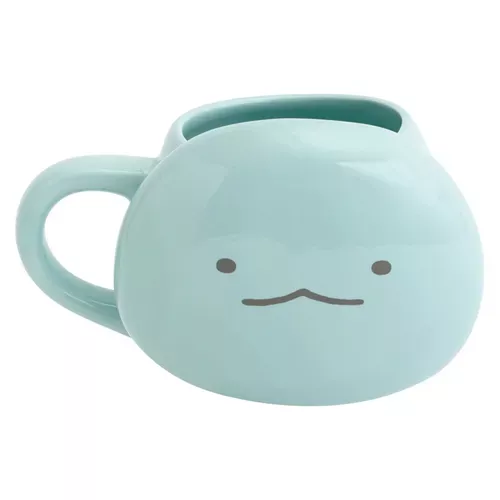 ܤ｜JP#SANX#角落生物/角落小夥伴#狸貓餐廳風#蜥蜴#藍：陶瓷，馬克杯(約H8.5×9cm)。