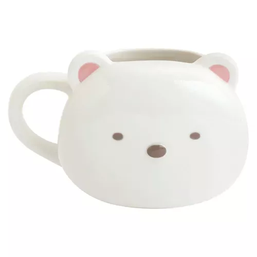 ܤ｜JP#SANX#角落生物/角落小夥伴#狸貓餐廳風#北極熊#白：陶瓷，馬克杯(約H8.5×9cm)。