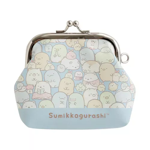 ܤ｜JP#SANX#角落生物/角落小夥伴#小生物#藍：零錢包/收納包三件組(約9×10×3cm)。