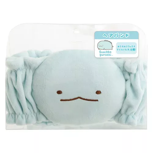 ܤ｜JP#SANX#角落生物/角落小夥伴#蜥蜴#藍：髮帶/美容巾(約56cm)。