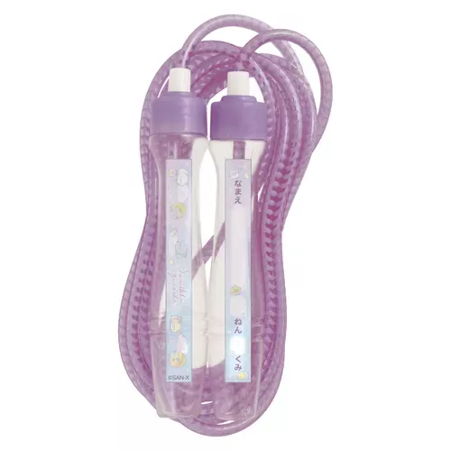 ܤ｜JP#SANX#角落生物/角落小夥伴#跳繩#紫：遊戲玩具五件組(單/約23.5×12cm)。