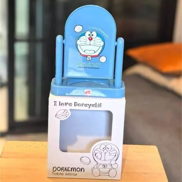 ܤ｜TH/ing#哆啦A夢#銅鑼燒#藍：桌鏡子(約8.7x15.3x19cm)。