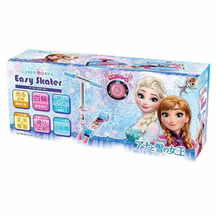 ܤ｜JP#迪士尼#冰雪奇緣#兒童#粉藍色：滑板車(耐重約30KG)。
