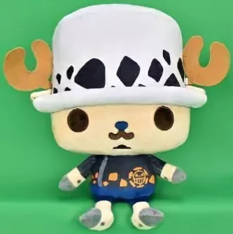 ܤ｜TW/ing#海賊王/航海王#喬巴#斑點帽#灰：娃偶扭蛋盒玩佈景擺飾(約30cm)。