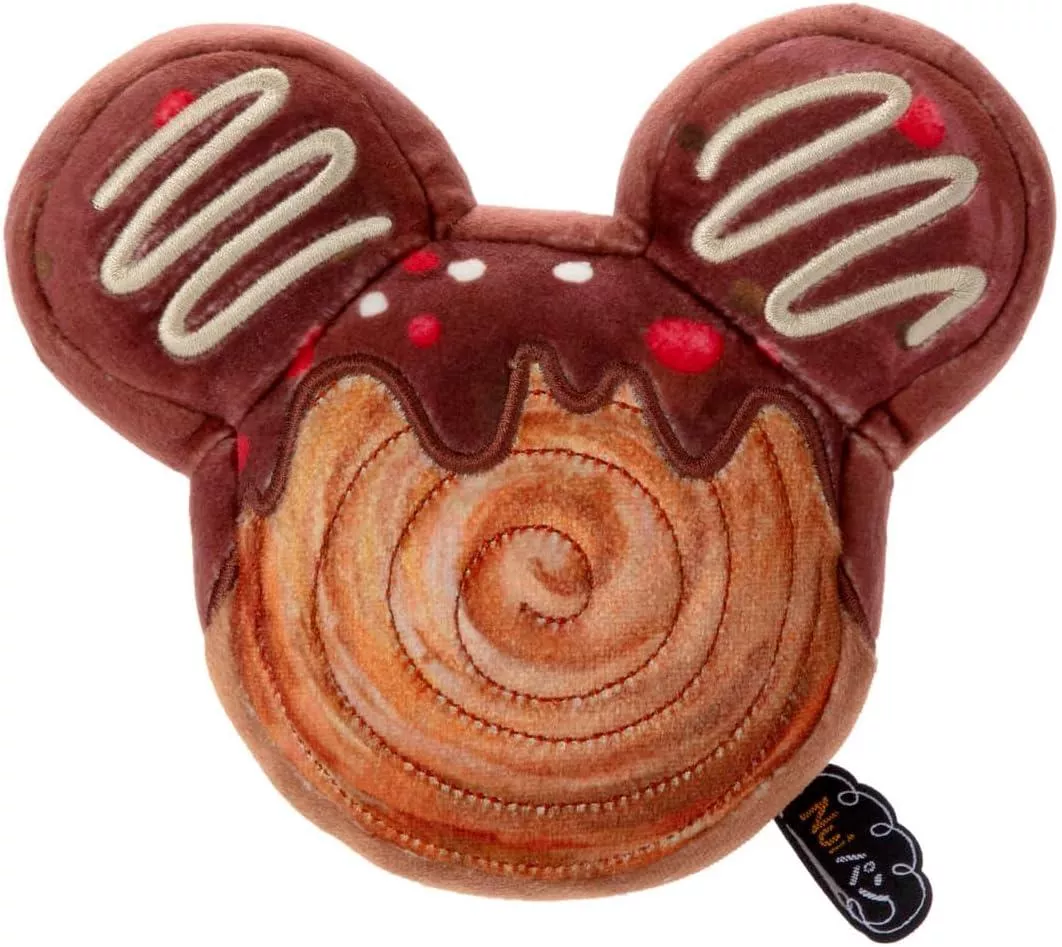 ܤ｜JP#迪士尼#米奇#Nuiパン#牛角包#S：娃偶扭蛋盒玩佈景擺飾品(約40x150x130mm)。