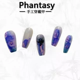 Phantasy 紫羅蘭之吻 彩繪 客製化手工穿戴甲
