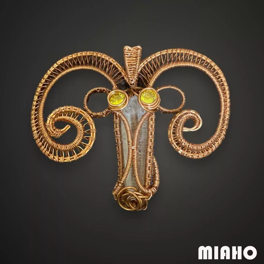 miaho 牡羊座掛飾 手工編織