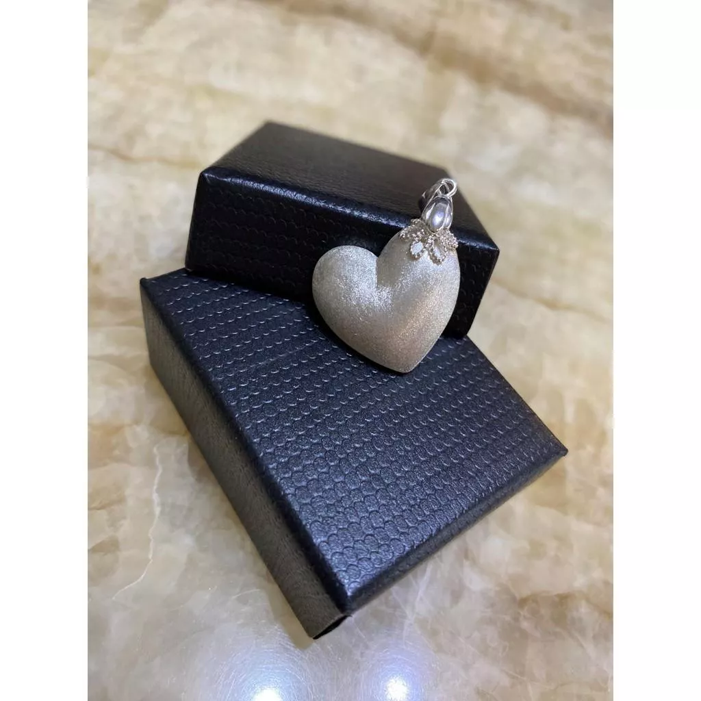 miaho 手做愛心純銀墜