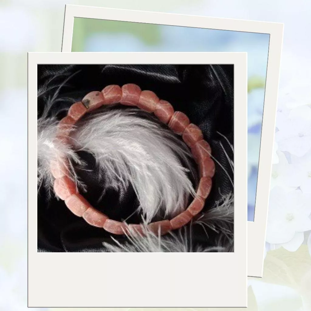 miaho 9mm菱錳礦手鍊 菱錳礦手珠 水晶手鍊 單條隨機出貨