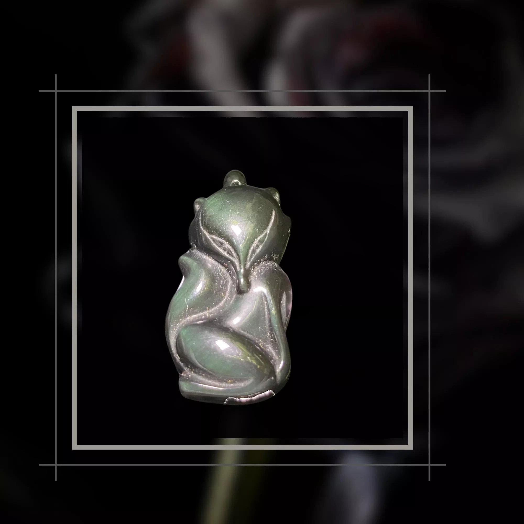 miaho 天然黑曜石吊墜 五行 海底輪 單個隨機出貨