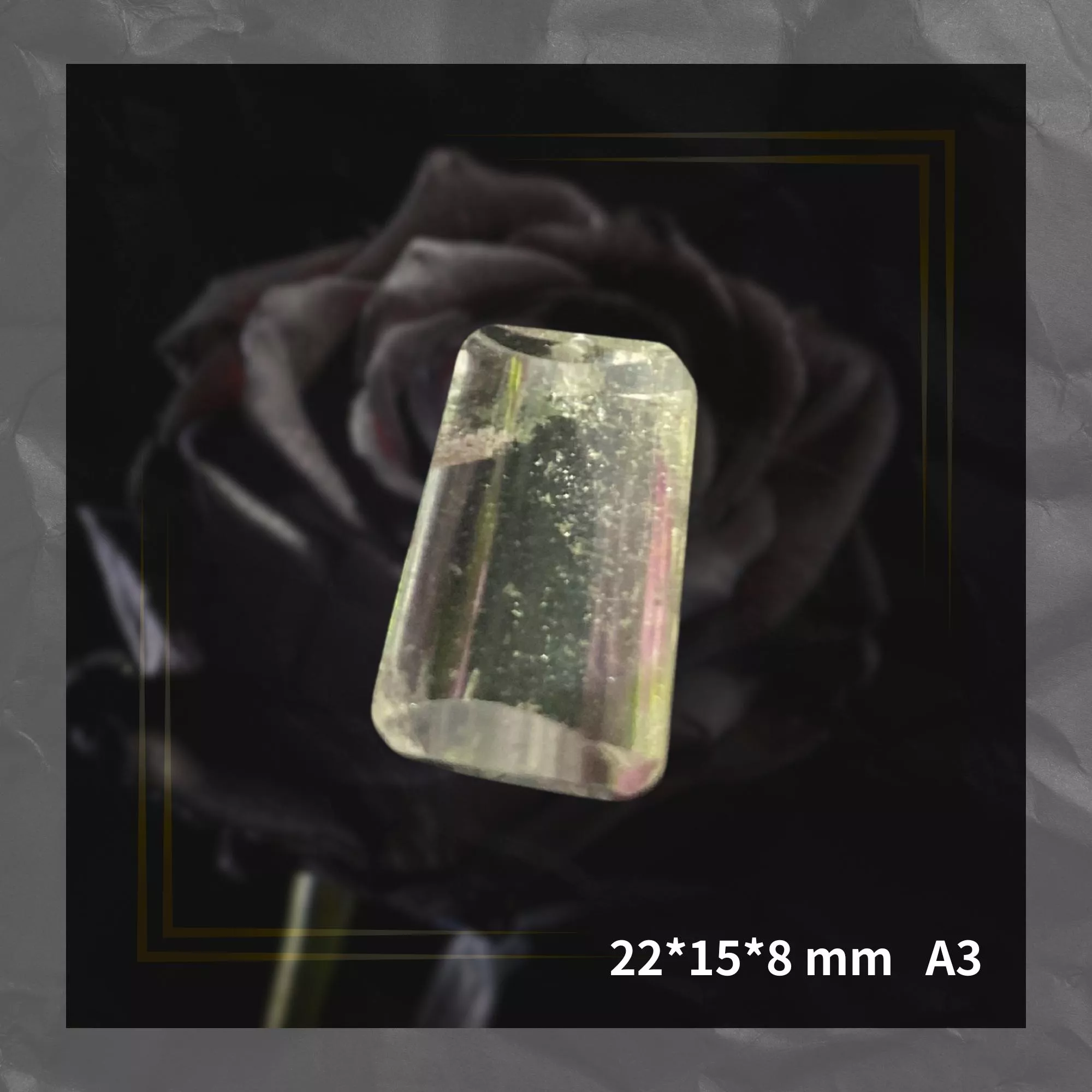 綠幽靈裸石吊墜 DIY項鍊素材  五行水晶  心輪 單個 實品拍攝