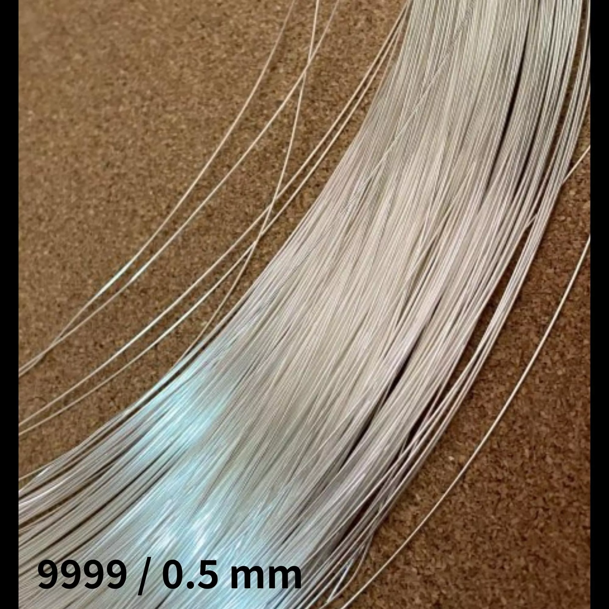 999/9999純銀線 0.5mm 0.6mm 現貨販售 100公分為一單位販售 DIY金屬編織線材 銀線