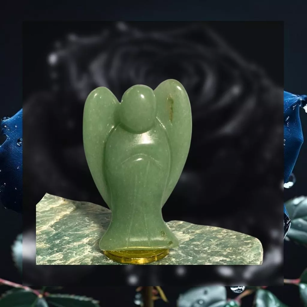 東菱玉水晶天使雕件 M8 水晶雕件 天使水晶 高50mm寬33mm厚16mm 實品拍攝