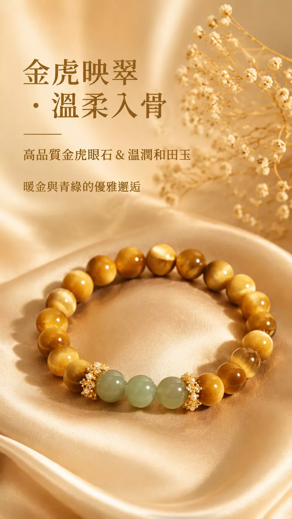 murmur 默墨時光 金虎眼石能量手鍊