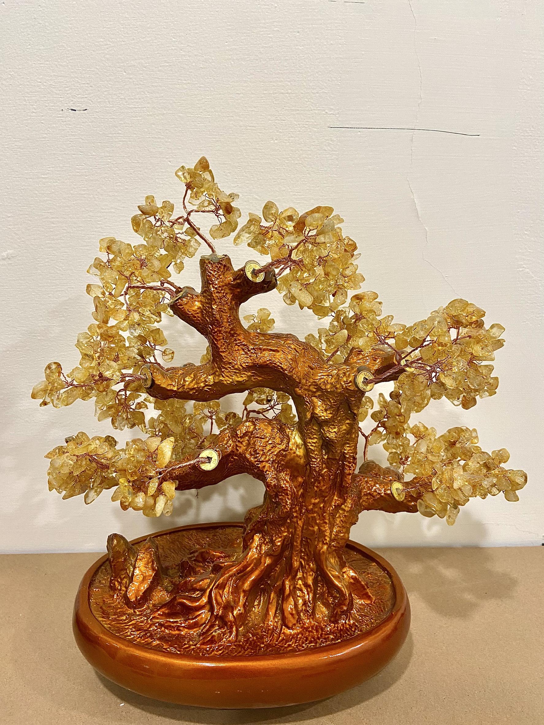 黃水晶招財樹發財樹 2kg 招財進寶