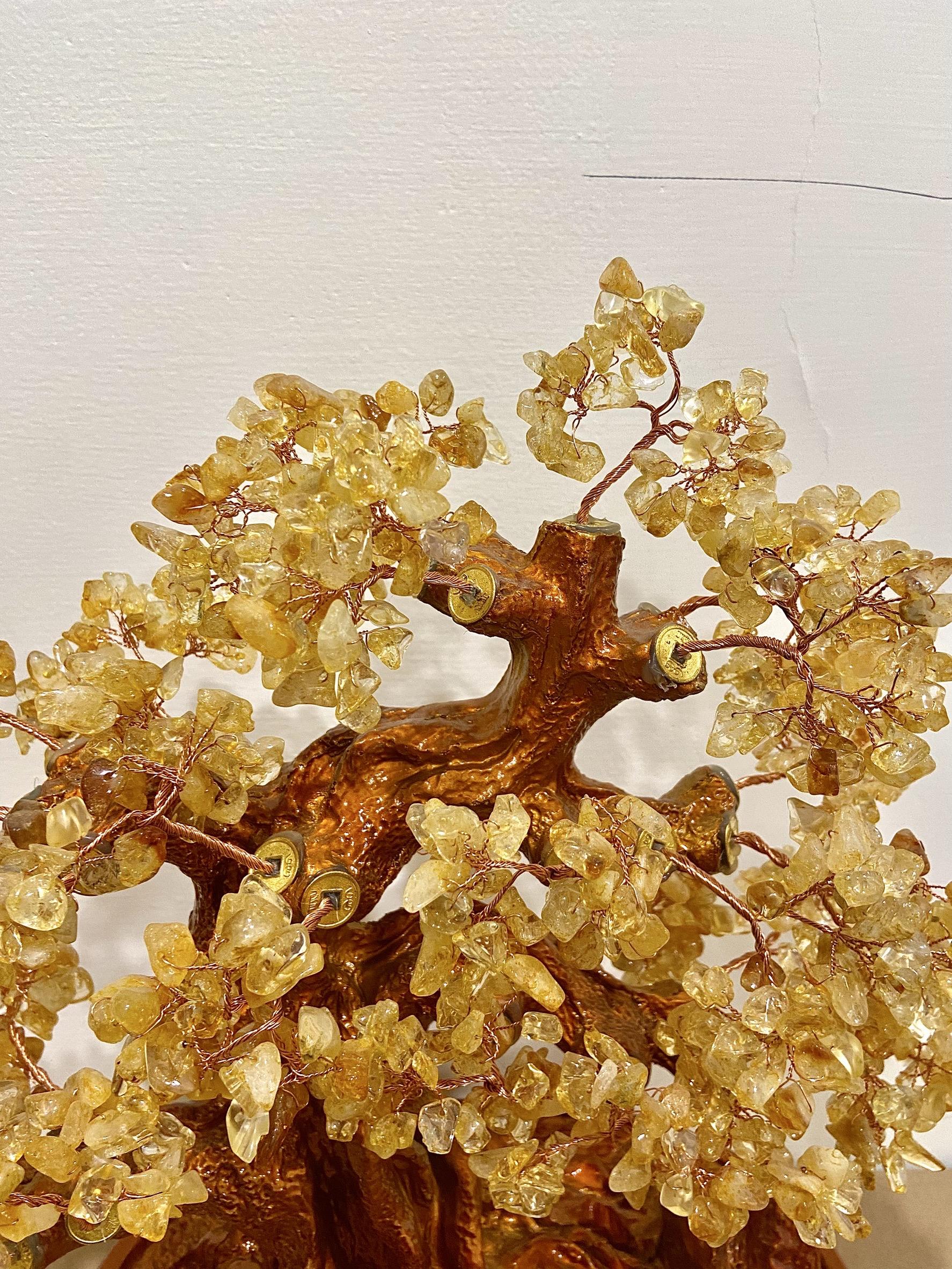 黃水晶招財樹發財樹 2kg 招財進寶