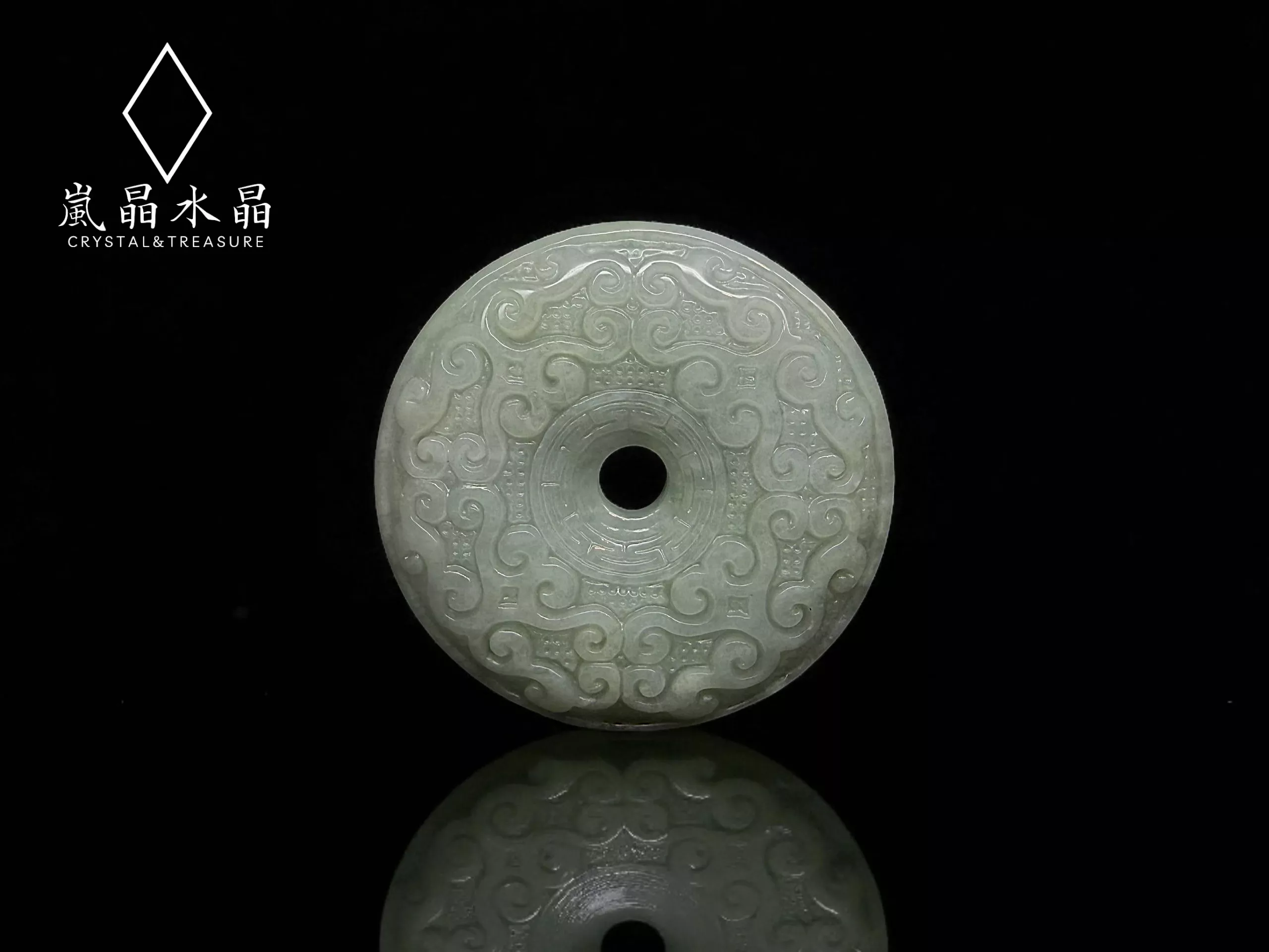 如意平安扣 平平安安 附綁繩