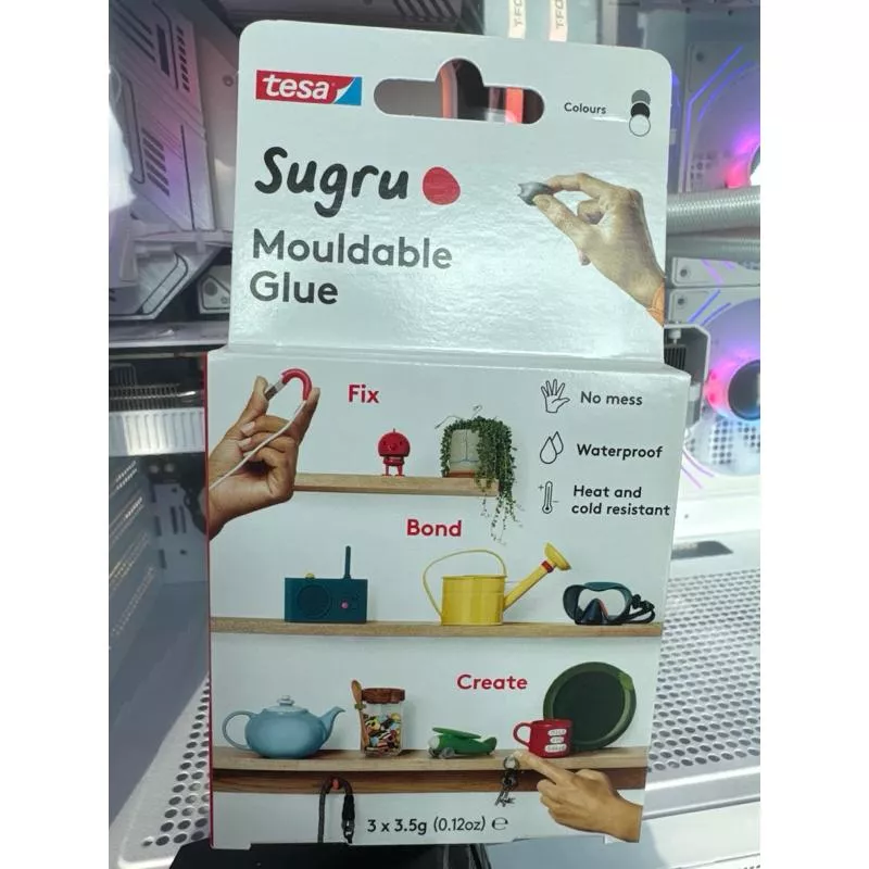 【促銷中】在台灣唯一授權經銷公司正貨，德國德莎Sugru 可塑形神奇修補黏土-一盒三入黑白灰，非水貨，授權經銷商謙